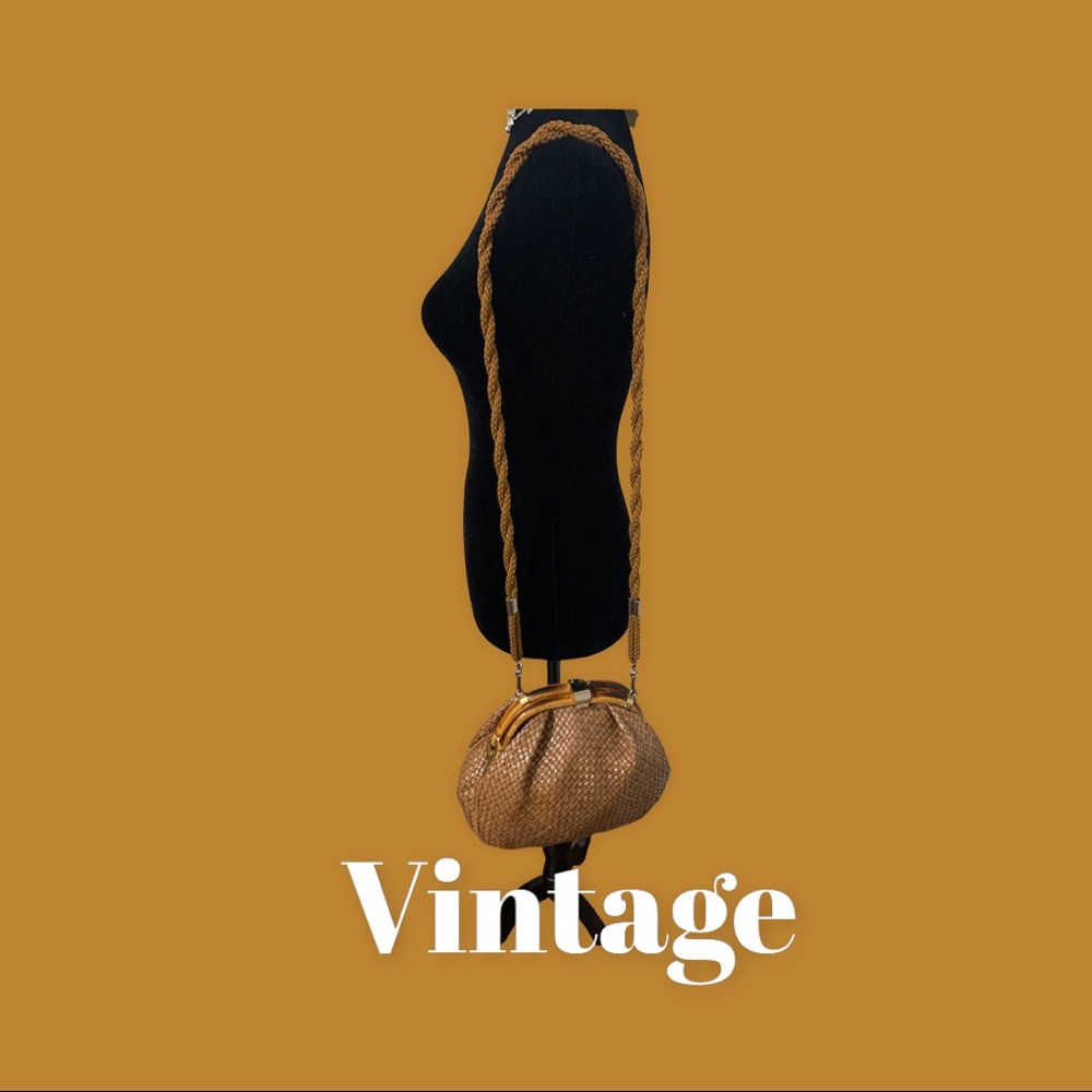 Vintage Delill Woven Handbag…made in Italy